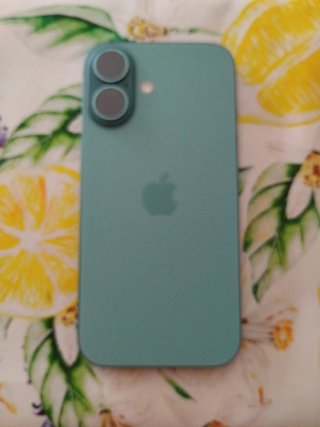 iPhone 16 128 GB verde turquesa