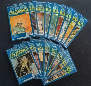 Comics Caballeros del Zodiaco