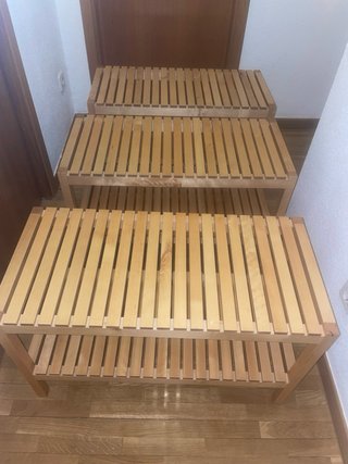 Banco de bambú Ikea