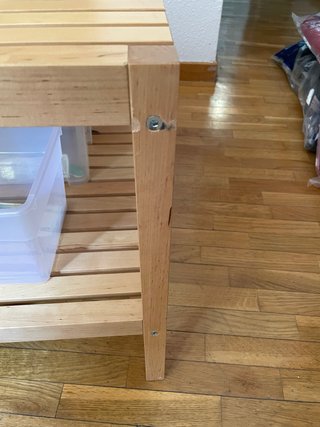 Banco de bambú Ikea