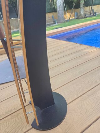 Mueble expositor CD de madera