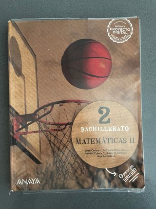 Matemáticas II. 2o de Bachillerato