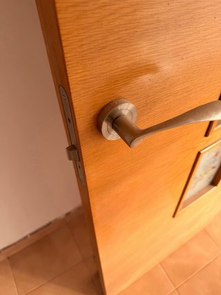 Puertas de interior de madera con cristal