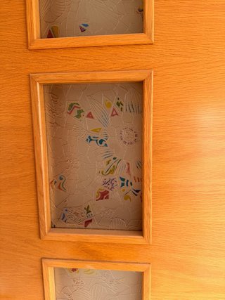 Puertas de interior de madera con cristal