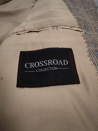 Americana / Blazer Tweed Crossroad Coderas Talla L