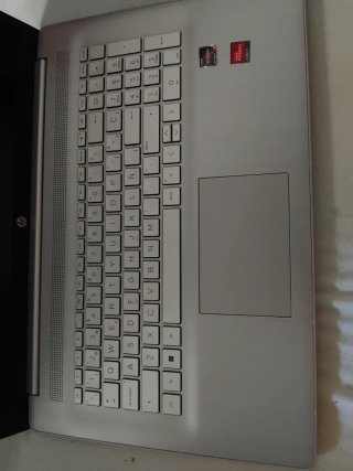 Portátil HP AMD Plata y Negro