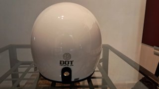 Casco Jet Retro Blanco XL Sin Estrenar