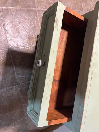 Mesita Cajonera Mexicana Madera
