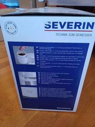 Cafetera Severin Tasteful Technology Blanca