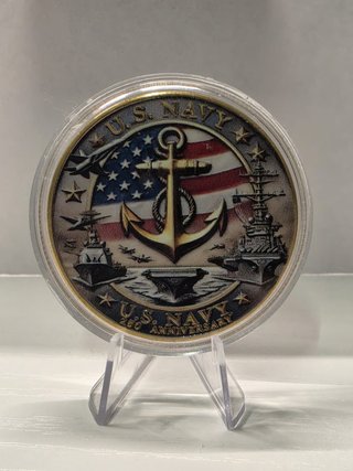 Moneda Conmemorativa U.S. Navy 250 Aniversario