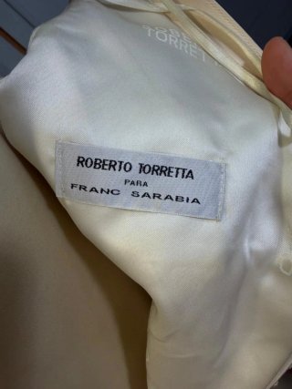 Vestido de Novia o fiesta Roberto Torreta Hebe.
