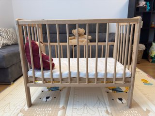 Cuna colecho madera 90x55