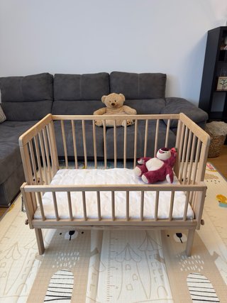 Cuna colecho madera 90x55