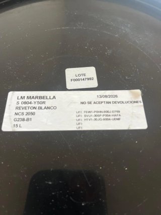 Pintura interior Revetón 15L
