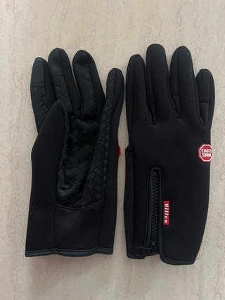 Guantes VILICO negros ciclismo/deportivos