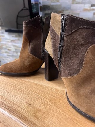 Botines Gloria Ortiz Piel Marrones
