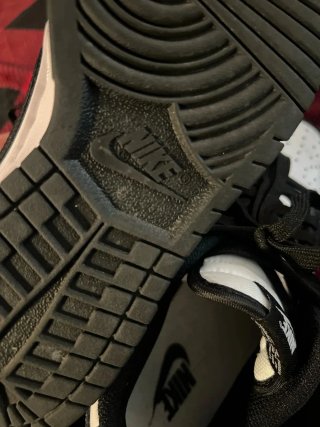 Nike Dunk Low Talla 41 Negro Blanco
