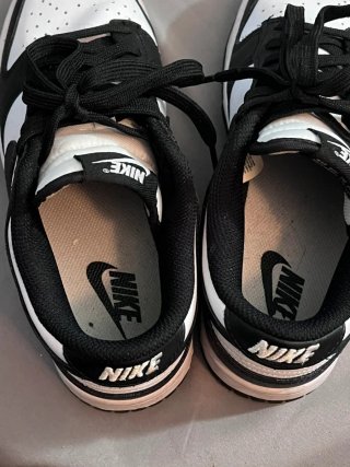 Nike Dunk Low Talla 41 Negro Blanco