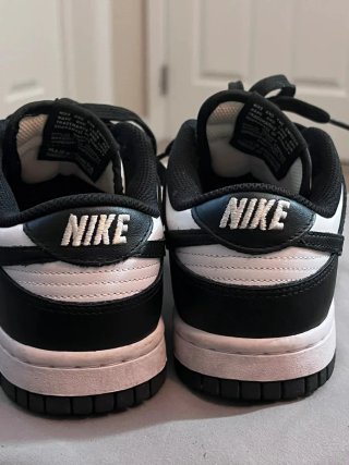 Nike Dunk Low Talla 41 Negro Blanco