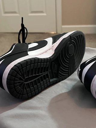 Nike Dunk Low Talla 41 Negro Blanco