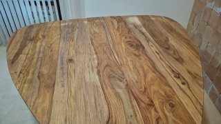 Mesa triangular madera Maisons du Monde