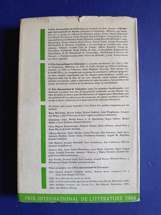 Las frutas de oro. 1a ed. 1965