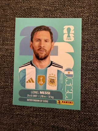 Cromo Lionel Messi. Mundial 2026.