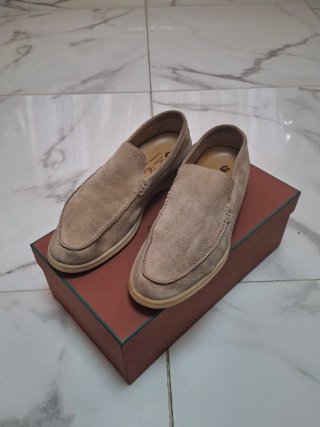 Mocasines Loro Piana Summer Walk Beige Talla