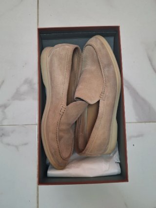 Mocasines Loro Piana Summer Walk Beige Talla