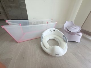 Pack Bañera Bebé, Orinal WC y Asiento