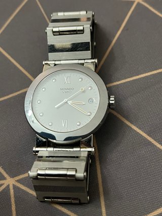 Reloj Movado Caballero Plata y Blanco