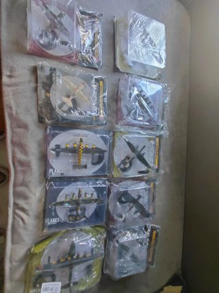 Aviones WWII Colección Maquetas