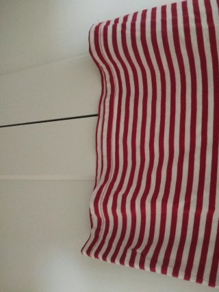 Camiseta Benetton Rayas Rojas y Blancas
