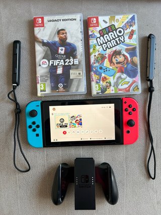 Nintendo Switch FIFA 23 y Mario Party