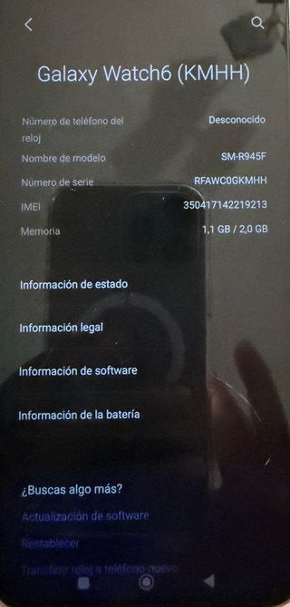 Samsung Galaxy Watch 6 LTE Gris