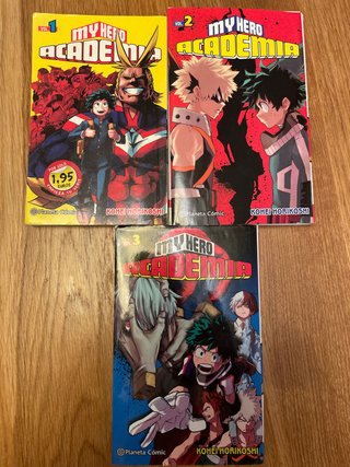 My hero academia 1, 2, 3