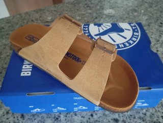 Sandalias Birkenstock Beige/Marrón Talla 40