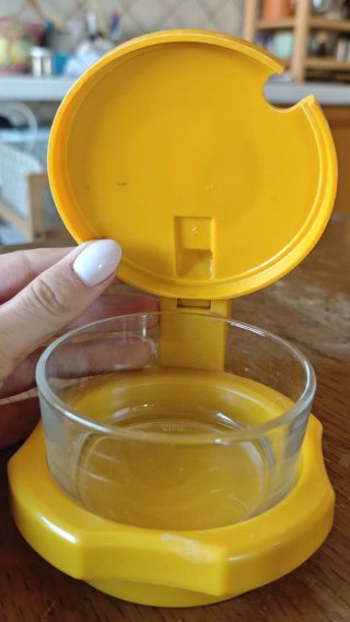 Set portaformaggio sale e pepe anni '80