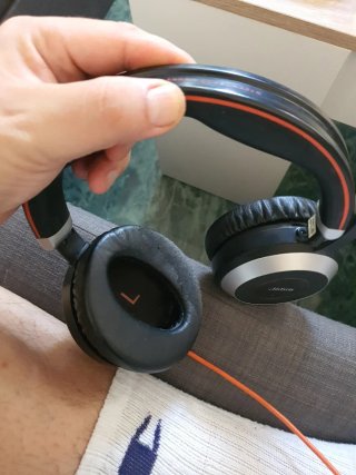 Auriculares Jabra diadema con Micrófono