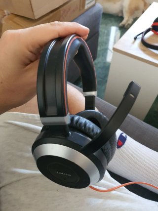 Auriculares Jabra diadema con Micrófono