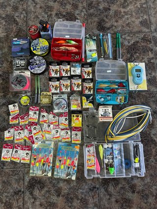Lote de pesca completo, mochila cinnetic