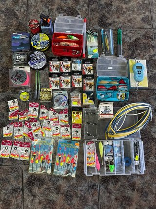 Lote de pesca completo, mochila cinnetic