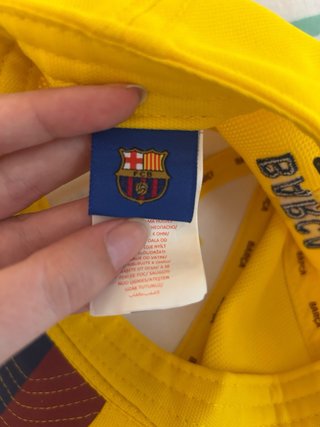 Gorra FC Barcelona Oficial Amarilla