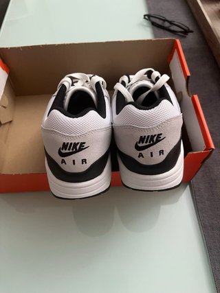 Nike Air Max 1 Pure Platinum Negro Blanco