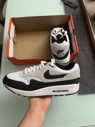 Nike Air Max 1 Pure Platinum Negro Blanco