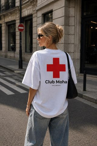 Camiseta Oversize VoltLabs Blanca