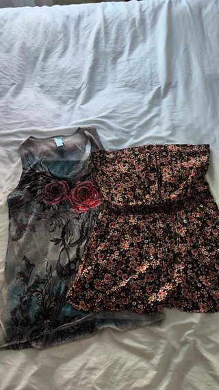Lote 8 Blusas Talla M Variedad Estampados