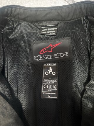 Chaqueta Moto Alpinestars Hombre Negra