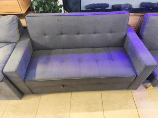 ⭐ Sofá Cama Doble Gris Compacto Extraíble sofácama