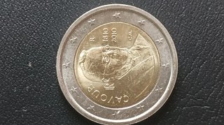 Moneda 2 Euros Italia 2010 Cavour